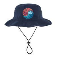 Sun And Sea Retro Vintage Wave Legacy Cool Fit Booney Bucket Hat