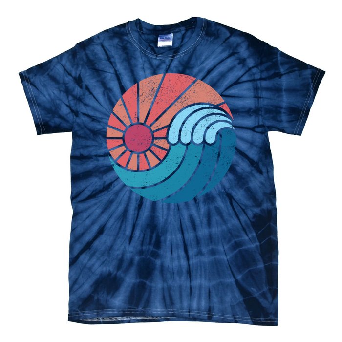 Sun And Sea Retro Vintage Wave Tie-Dye T-Shirt