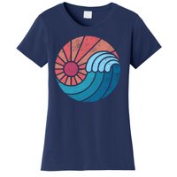 Sun And Sea Retro Vintage Wave Women's T-Shirt