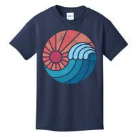 Sun And Sea Retro Vintage Wave Kids T-Shirt