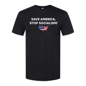 Save America Stop Socialism Softstyle CVC T-Shirt