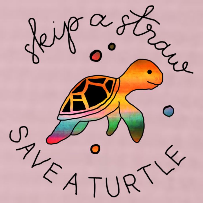 Skip A Straw Save A Turtle Gift 25L Jumbo Tote