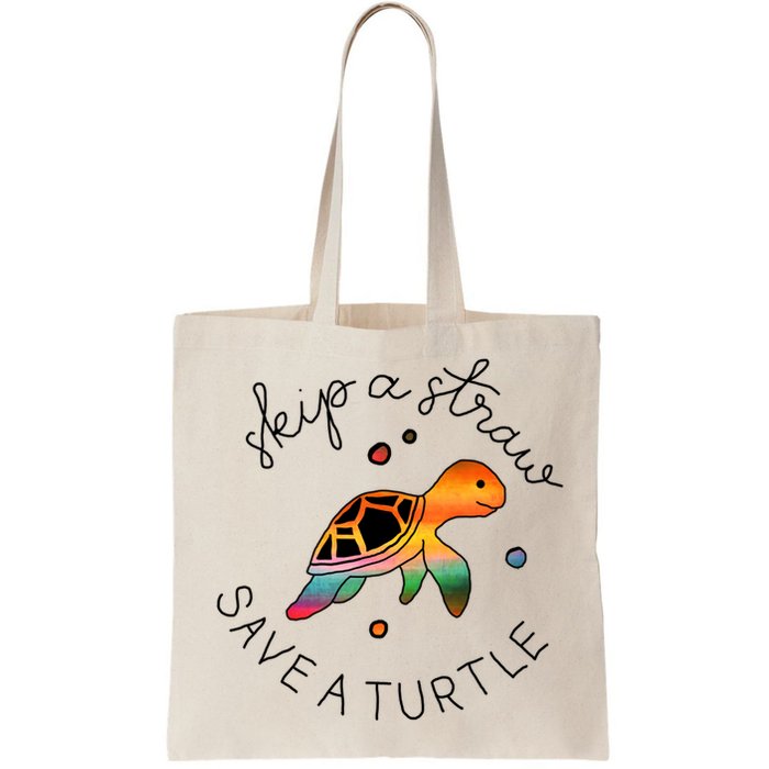Skip A Straw Save A Turtle Gift Bag