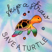 Skip A Straw Save A Turtle Gift Legacy Tie Dye Trucker Hat