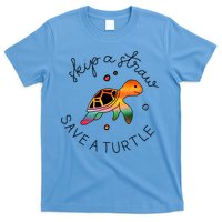 Skip A Straw Save A Turtle Gift T-Shirt