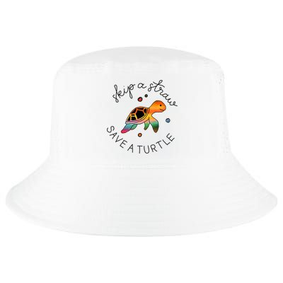 Skip A Straw Save A Turtle Gift Cool Comfort Performance Bucket Hat