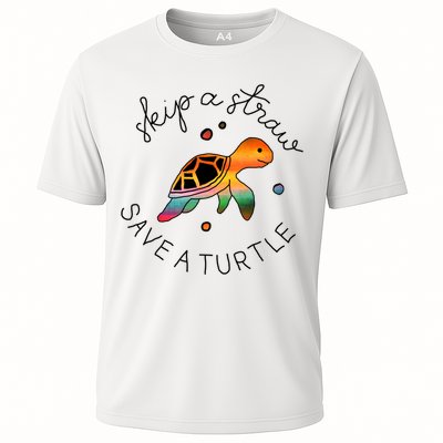 Skip A Straw Save A Turtle Gift Performance Shirt