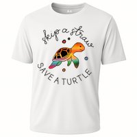Skip A Straw Save A Turtle Gift Performance Shirt