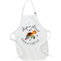 Skip A Straw Save A Turtle Gift Apron