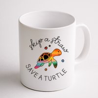 Skip A Straw Save A Turtle Gift Mug