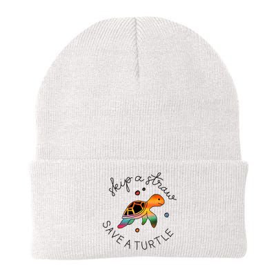 Skip A Straw Save A Turtle Gift Beanie