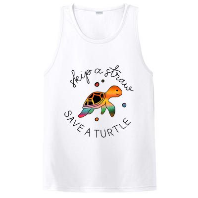 Skip A Straw Save A Turtle Gift PosiCharge Competitor Tank