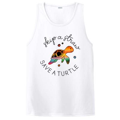 Skip A Straw Save A Turtle Gift PosiCharge Competitor Tank