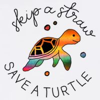 Skip A Straw Save A Turtle Gift Toddler T-Shirt