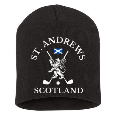 St Andrews Scotland Golf Fan Short Acrylic Beanie