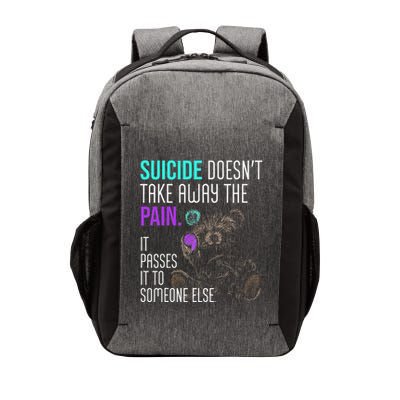 Suicide Awareness Semicolon Mental Health Positive Vector Backpack