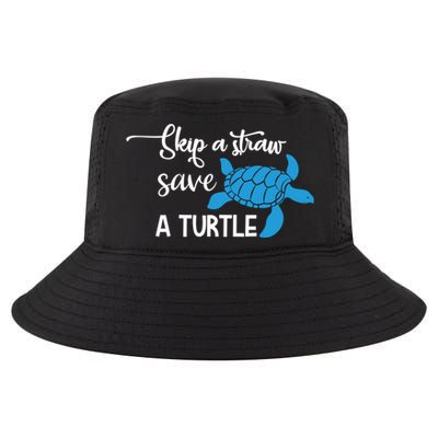Skip A Straw Save A Turtle Animal Protection Gift Cool Gift Cool Comfort Performance Bucket Hat
