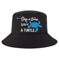 Skip A Straw Save A Turtle Animal Protection Gift Cool Gift Cool Comfort Performance Bucket Hat