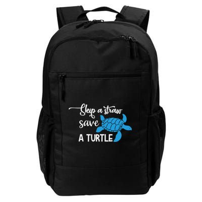 Skip A Straw Save A Turtle Animal Protection Gift Cool Gift Backpack
