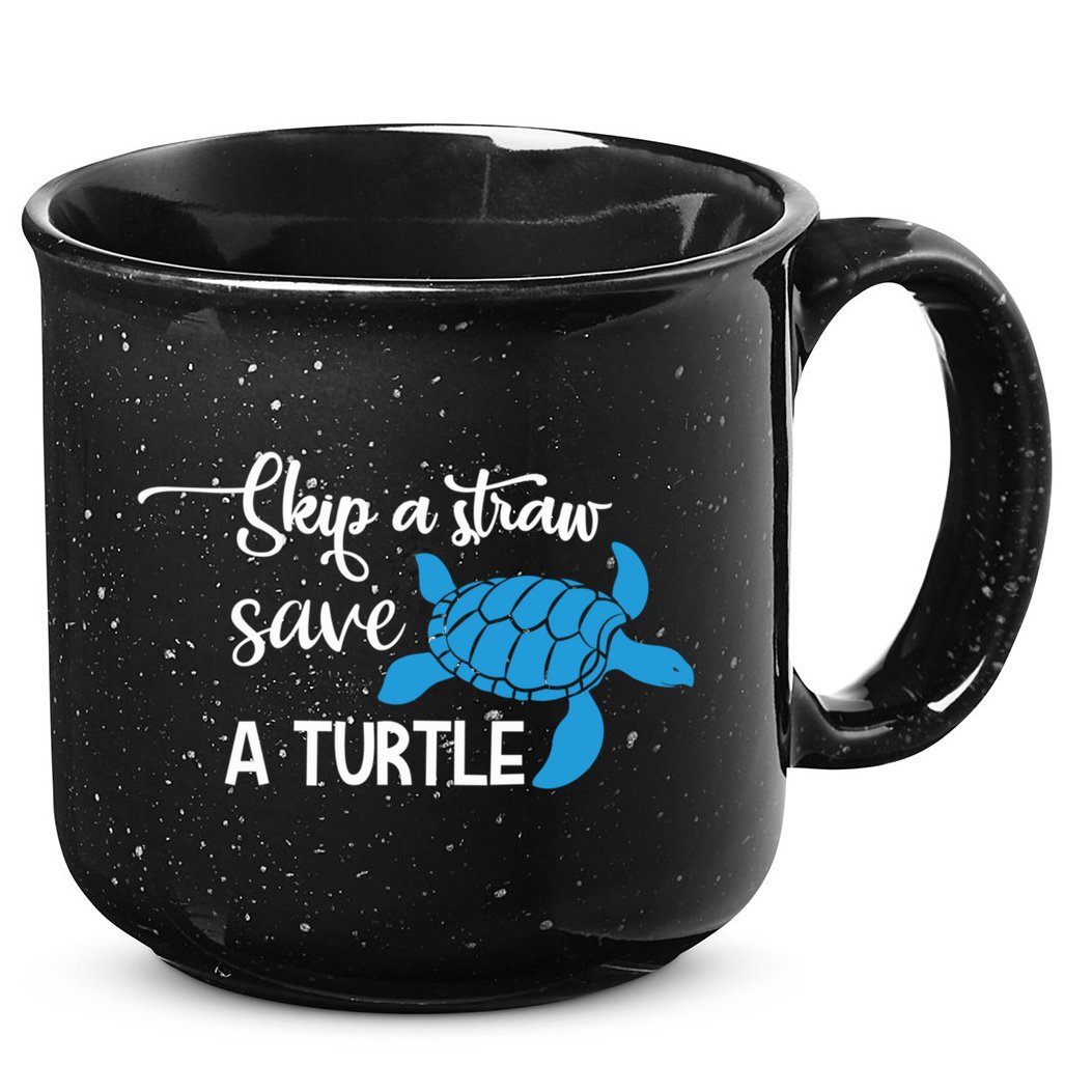 Skip A Straw Save A Turtle Animal Protection Gift Cool Gift 15oz Campfire Ceramic Mug