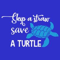 Skip A Straw Save A Turtle Animal Protection Gift Cool Gift Magnet