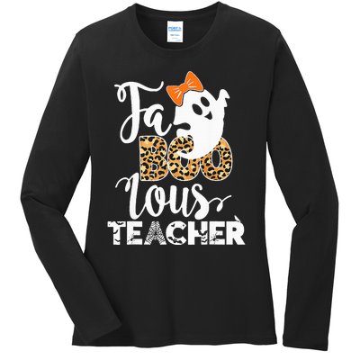 Spooky and Stylish Halloween Costume for Teachers Ladies Long Sleeve Shirt