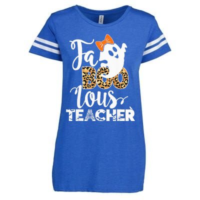 Spooky and Stylish Halloween Costume for Teachers Enza Ladies Jersey Football T-Shirt