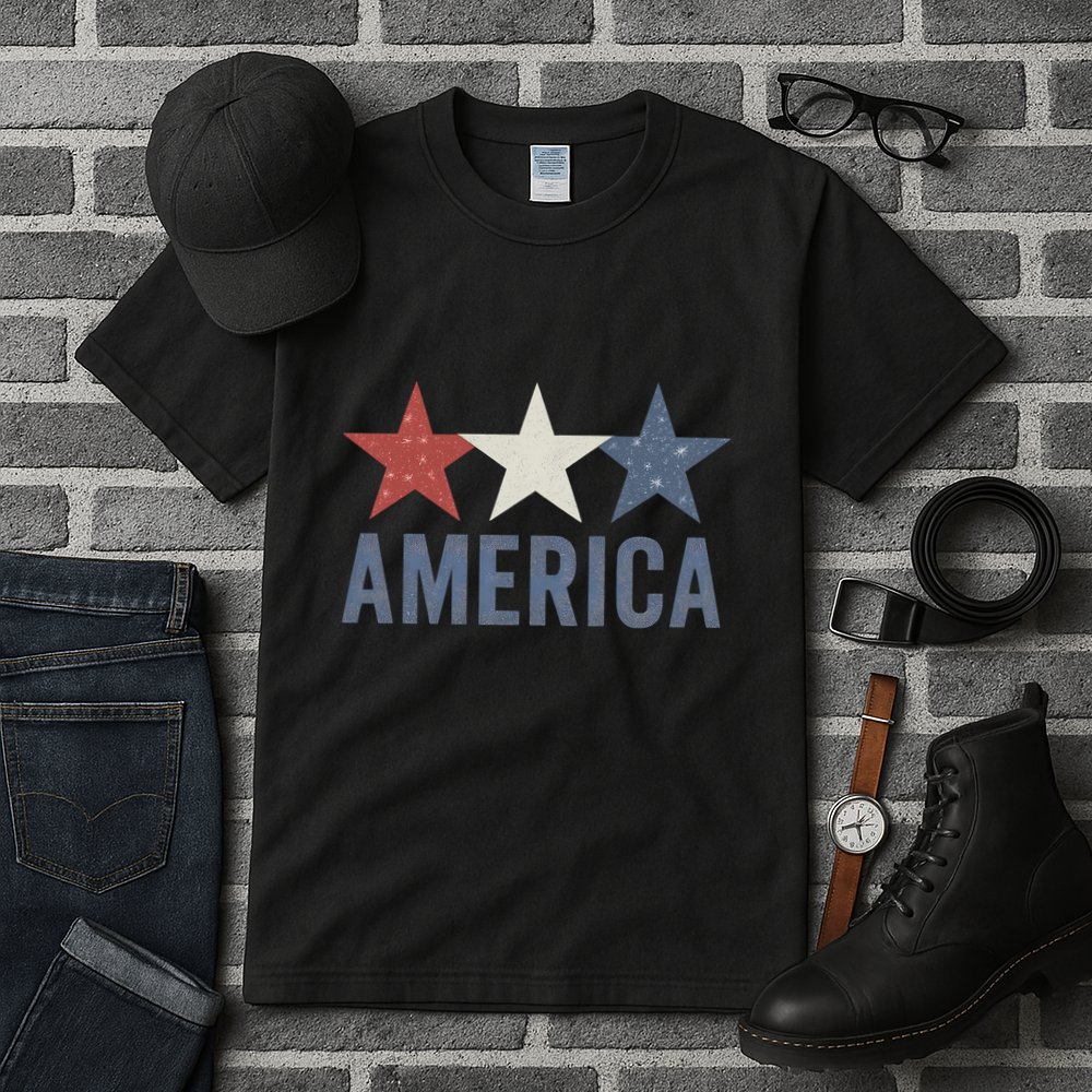 Stars and Stripes: America Tall T-Shirt