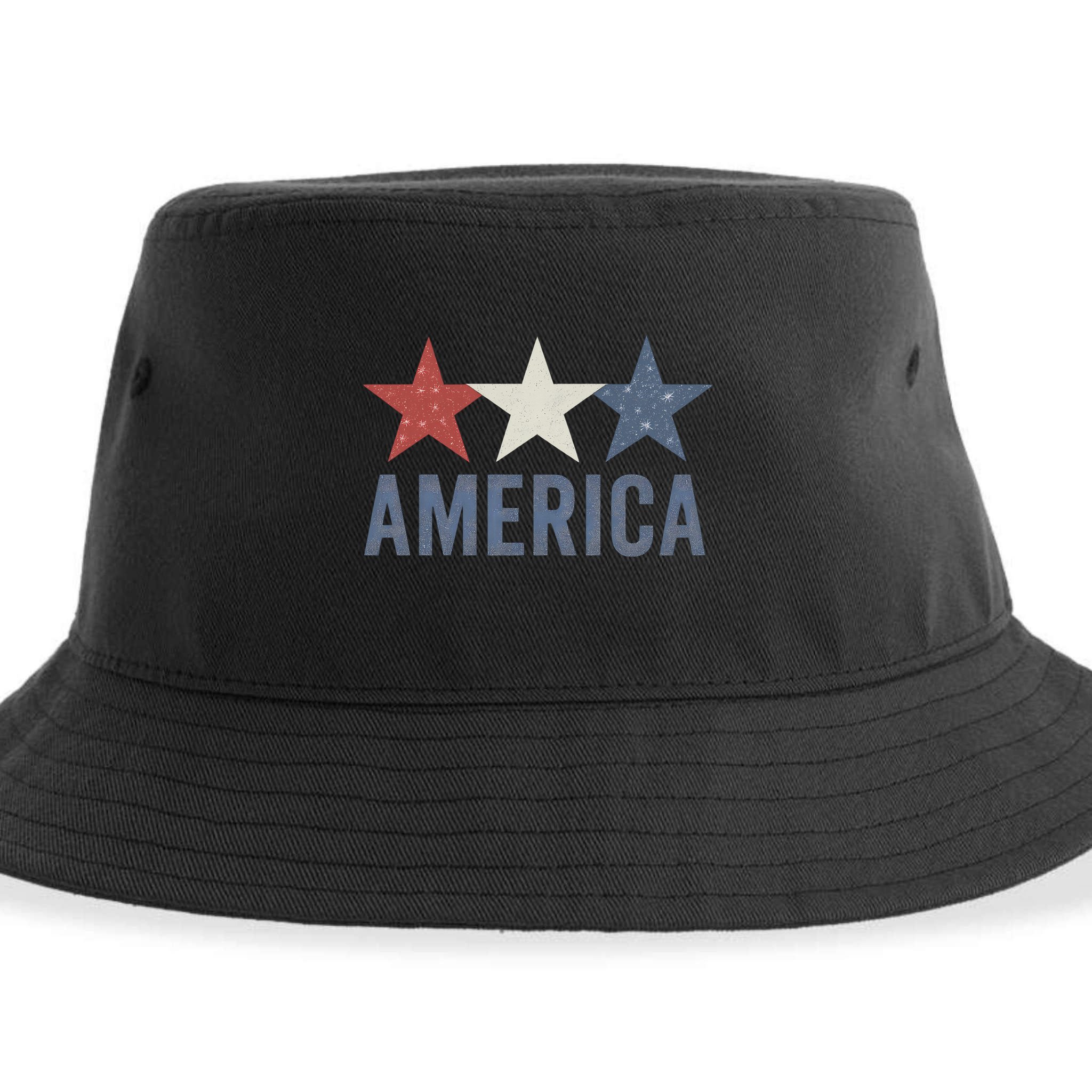 Stars and Stripes: America Sustainable Bucket Hat