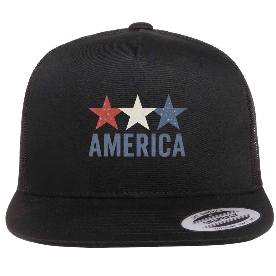 Stars and Stripes: America Flat Bill Trucker Hat