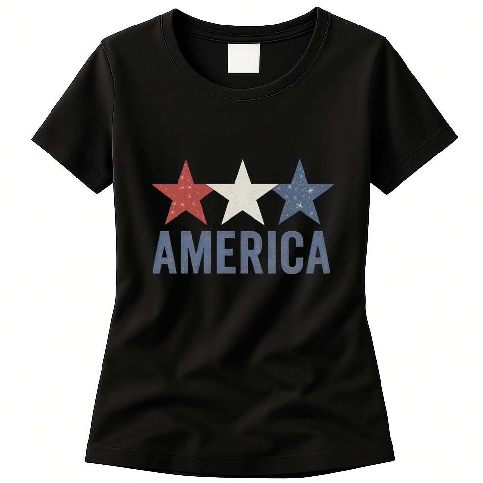Stars and Stripes: America Womens T-Shirt