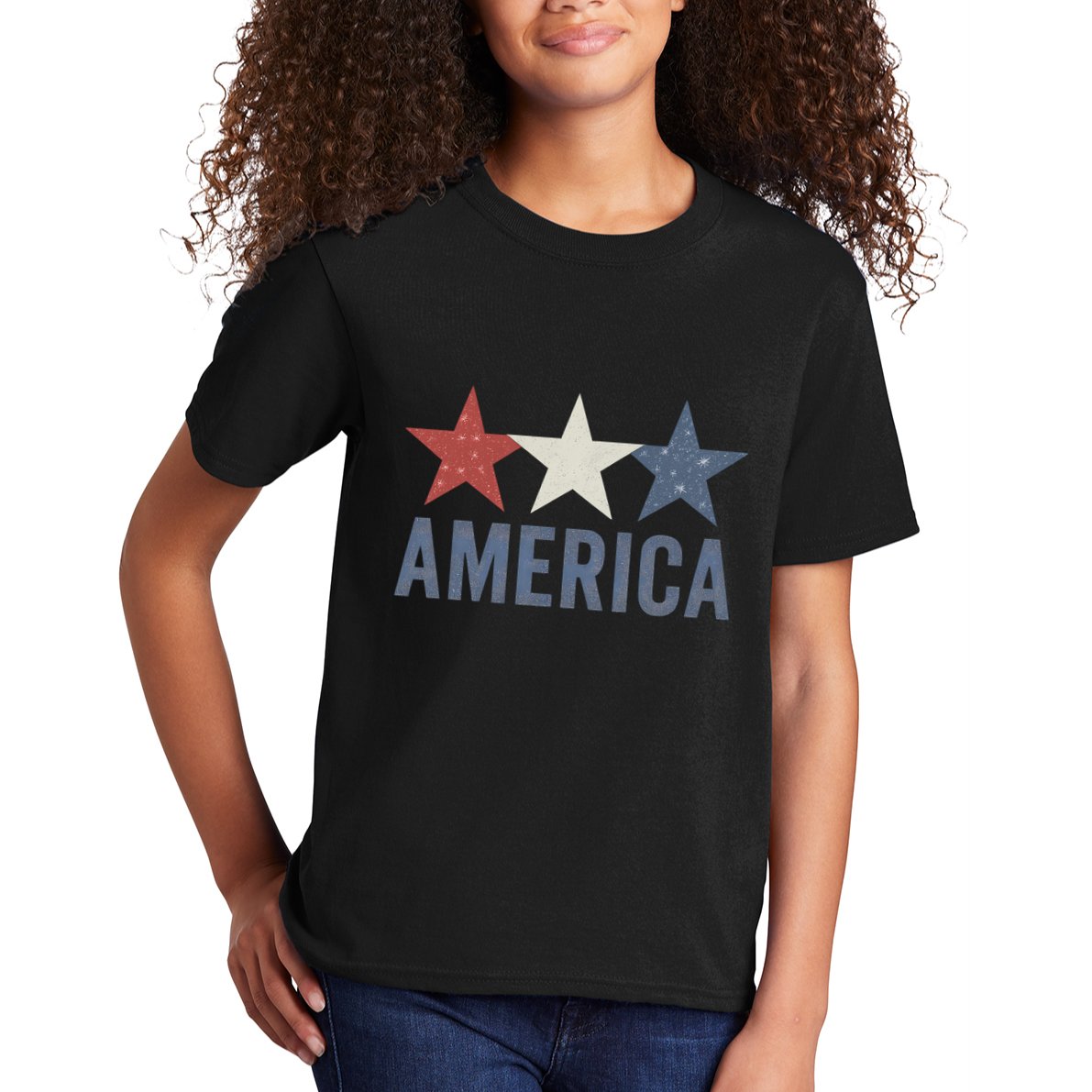 Stars and Stripes: America Kids T-Shirt