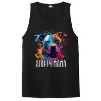 Splash Art Staffordshire Bull Terrier Staffy Mama PosiCharge Competitor Tank