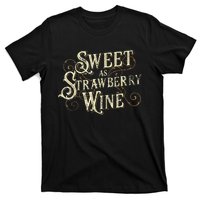 Sweet As Strawberry Wine Ladies Designer Country T-Shirt