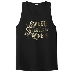 Sweet As Strawberry Wine Ladies Designer Country PosiCharge Competitor Tank