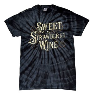 Sweet As Strawberry Wine Ladies Designer Country Tie-Dye T-Shirt