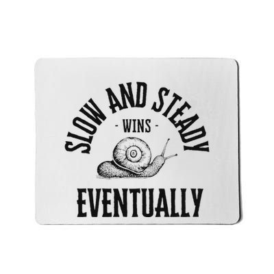 Slow And Steady Wins Eventually With A Snail Cool Mousepad