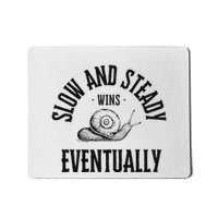 Slow And Steady Wins Eventually With A Snail Cool Mousepad