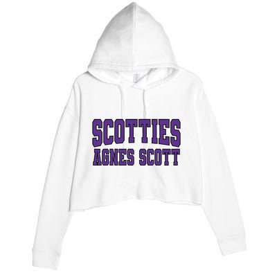 Scotties Agnes Scott Crop Fleece Hoodie