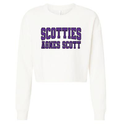 Scotties Agnes Scott Cropped Pullover Crew