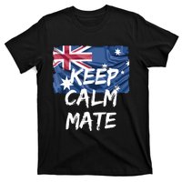 Souvenir Australia Slang Keep Calm Mate Flag Travel T-Shirt