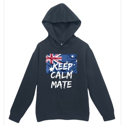 Souvenir Australia Slang Keep Calm Mate Flag Travel Urban Pullover Hoodie