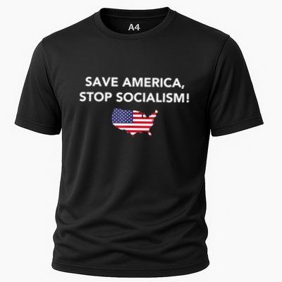 Save America Stop Socialism Performance Shirt