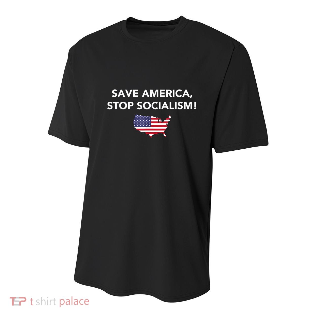 Save America Stop Socialism Youth Performance Sprint T-Shirt