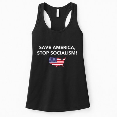 Save America Stop Socialism Womens Tank Top