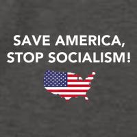 Save America Stop Socialism Vector Backpack