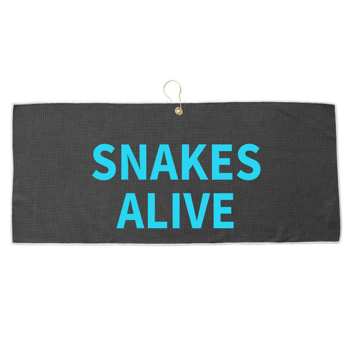 Snakes Alive Large Microfiber Waffle Golf Towel