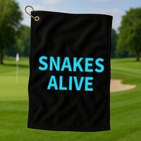 Snakes Alive Golf Towel
