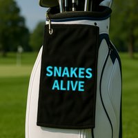 Snakes Alive Golf Towel