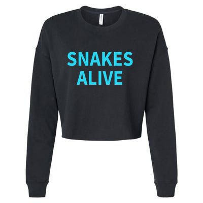 Snakes Alive Cropped Pullover Crew
